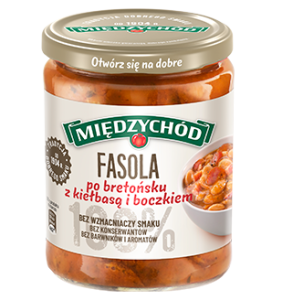 Fasola po bretońsku z kiełbasą i boczkiem 500 g