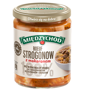 Boeuf Strogonow z makaronem 500 g