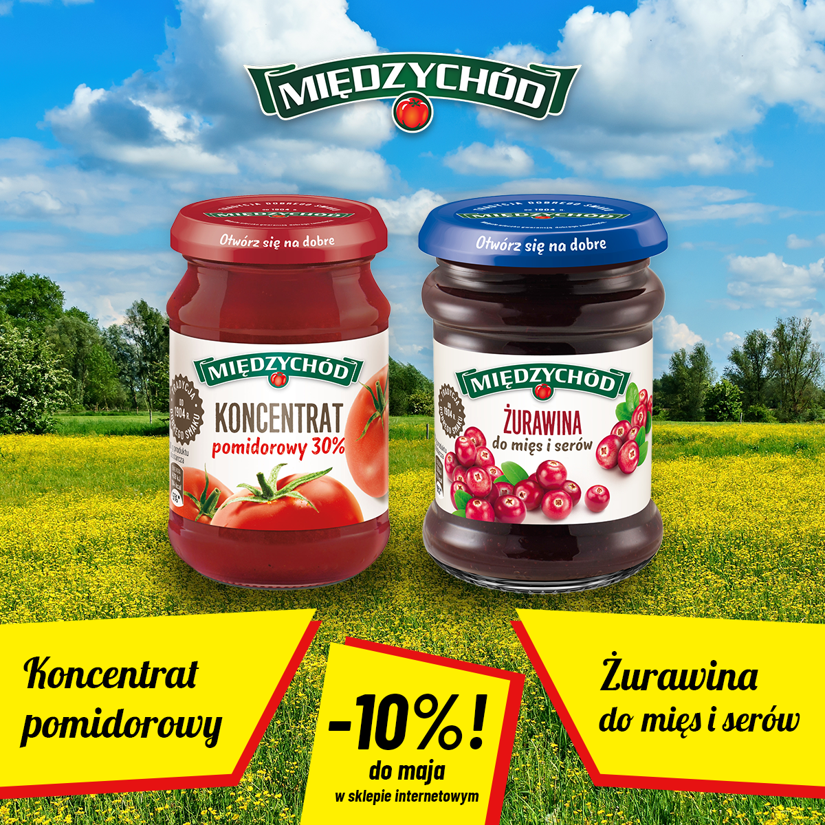 UWAGA !!!!! Specjalna promocja,-10%, na, koncentrat pomidorowy ,oraz żórawinę do mięs i serów , Polecamy